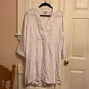 Elegant White Women's Dress